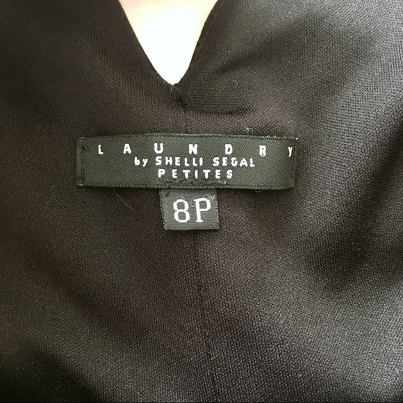 Laundry Shelli Segal Black Sleeveless Dress Sz 8P - Picture 8 of 8